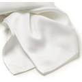 White Silk Scarf - 8"x45"